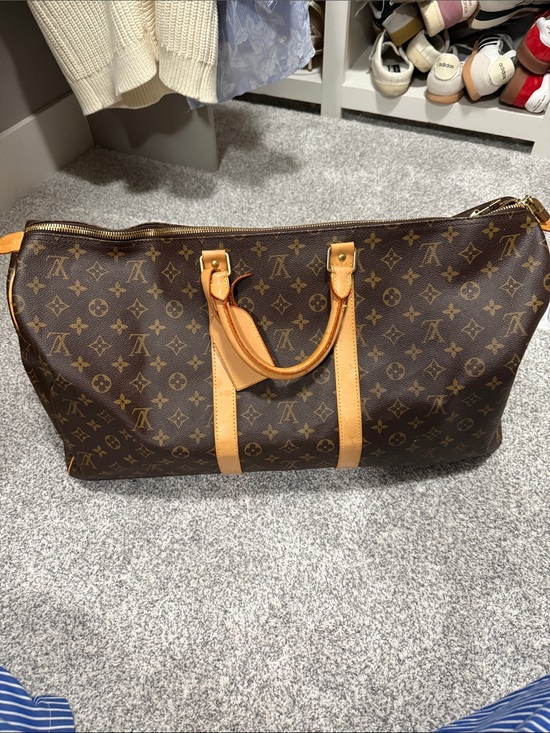 Louis Vuitton Handbags - Louis Vuitton Monogram Keepall Travel Duffel - Brown/Tan